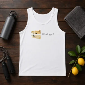 Pretty Windoge 8 Doge Windows Logo Tank Top