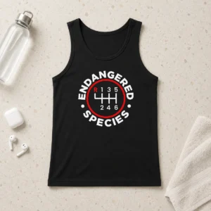 Pretty Pretty Endangered Species Funny Geek Tank Top