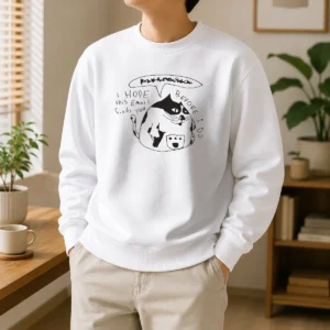 Nice Cat I Hope This Email Finds You Before I Do Sweater