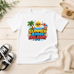 Hot Good Pixel Art Summer Bank Holiday Beach Retro Game Kids T-Shirt