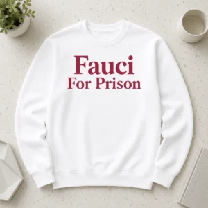 Nice Premium Fauci For Prison Political Protest Government Accountability Sweater
