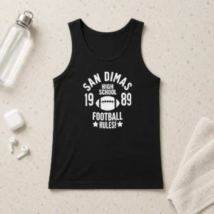 Hot Original Brandon Walker San Dimas High School 1989 Football Rules Tank Top