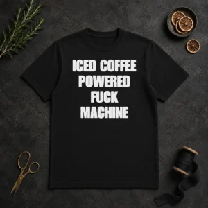 Hot Funny Iced Coffee Fuck Powered Machine