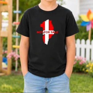 Good Greenland Not For Sale Map Of Greenland Territory Kids T-Shirt