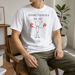 Official Awesome Donald Trump Is A Racist Cop Political Satire