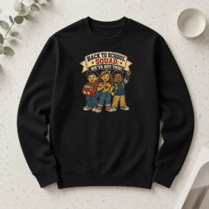 Good Original Back To School Squad Retro Distressed Long Sleeve Shirt
