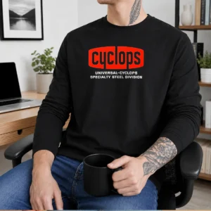 Official Universal Cyclops Specialty Steel Division Logo Long Sleeve Shirt