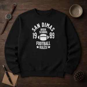Official Brandon Walker San Dimas High School 1989 Football Rules Sweater