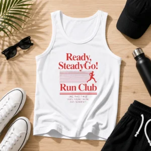 Official Ready Steadygo Run Club Running Tank Top