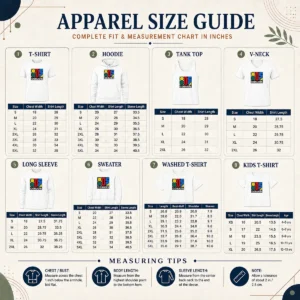 Size chart for Hot Awesome 80s Casuals Lgo with measurements in inches and cm to help choose the right fit