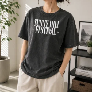 Hot Dua Lipa 2026 Sunny Hill Festival Day 3 Washed T-Shirt