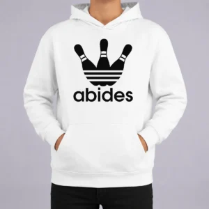 Nice Premium The Dude Abides Bowling Logo The Big Lebowski Hoodie