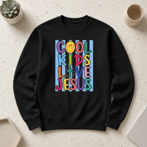 Awesome Hot Pretty Cool Kids Love Jesus Sweater