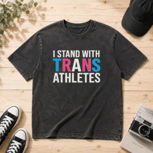 Pretty Sophie Cunningham I Stand With Trans Athletes Washed T-Shirt