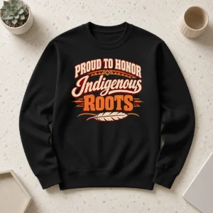 Top Awesome Bold Indigenous Peoples Day Pride Statement Sweater
