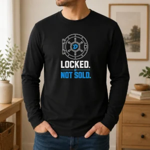 Good Premium Crypto Vault Hodl Locked Not Sold Dash Long Sleeve Shirt