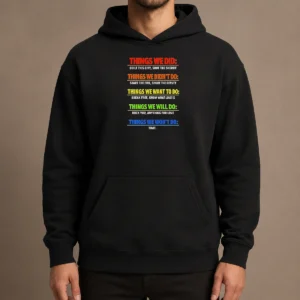 Original Things We Did Music Lyric Mashup Quote Song Lyrics Hoodie