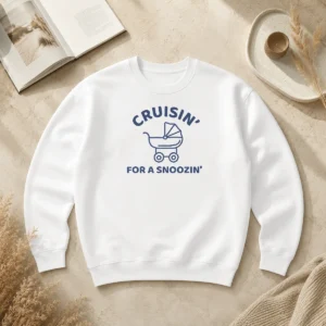 Hot Cruisin' For A Snoozin' Baby Stroller Napping Sweater