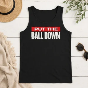 Premium Hot Put The Ball Down Football Sports Motivation Tank Top