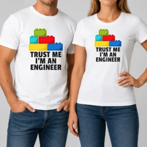 Happy Nice I'M An Engineer Building Blocks Brick Toy Builder
