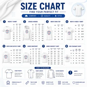 Size chart for Pretty Vintage Cleveland Spiders American Association Baseball Club Est 1887 with measurements in inches and cm to help choose the right fit