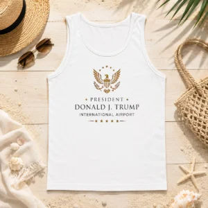 Premium Official President Donald J Trump Internationanl Airport Tank Top