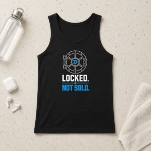 Official Pretty Crypto Vault Hodl Locked Not Sold Dash Tank Top