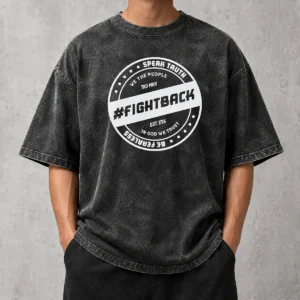 Nice Speak Truth We The People Fightback Est 1776 In God We Trust Be Fearless Washed T-Shirt