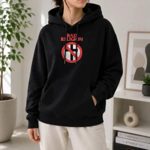 Nice Funny Bad Religion Cross Logo Music Hoodie