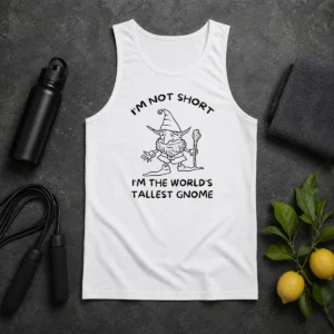 Hot Good I'M Not Short I'M The World'S Tallest Gnome Tank Top