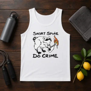 Top Raccoon Short Spine Do Crime Tank Top
