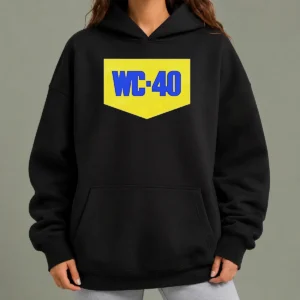 Happy Funny WC 40 Logo Parody Hoodie
