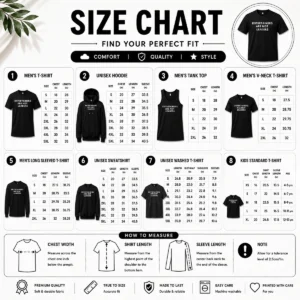 Size chart for Premium Entertainers Are Not Leaders with measurements in inches and cm to help choose the right fit