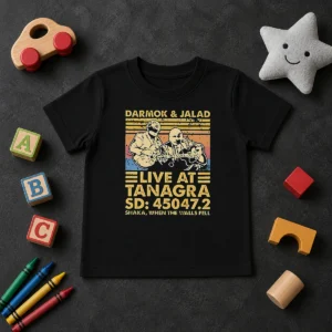 Premium Hot Vintage Darmok And Jalad Live At Tanagra Shaka When The Walls Fell Kids T-Shirt