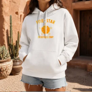 Hot Distressed Five Star Basketball Camp Youth Sports Hoodie