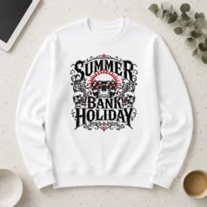 Pretty Premium Good Gothic Skull Sunglasses Summer Bank Holiday Long Sleeve Shirt