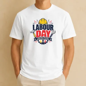 Official Pretty Labour Day Honoring Work Hard Hat Tools Workers