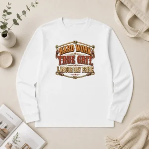 Nice Hot Labour Day Western Pride Vintage Saloon Long Sleeve Shirt