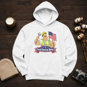 Official Labour Day Celebration Proud American Hoodie