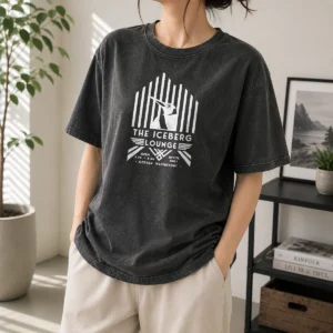 Official Penguin The Iceberg Lounge Open Invite Gotham Waterfront Washed T-Shirt