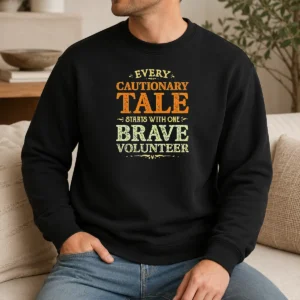 Hot Pretty Every Cautionary Tale Starts With One Brave Volunteer Sweater