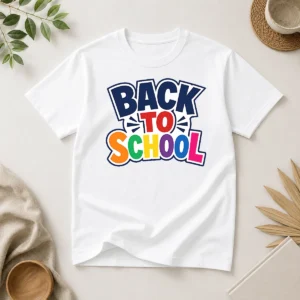 Hot Nice Retro Distressed Back To School Typography