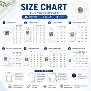 Size chart for Hot Gothic Skull Sunglasses Summer Bank Holiday with measurements in inches and cm to help choose the right fit