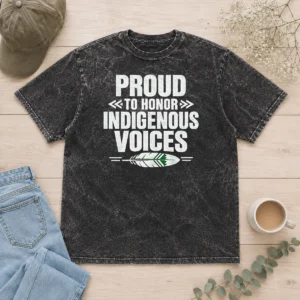 Good Official Minimalist Indigenous Peoples Day Pride Celebration Washed T-Shirt