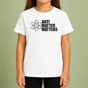Hot Official Anti Matter Matters Science Atom Physics Kids T-Shirt