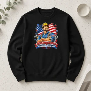 Premium Pretty American Labour Day Celebration Vintage Shirt - Image 6