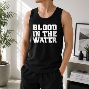 Pretty Clemson Football Blood In The Water Tank Top