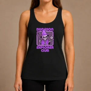 Hot Good RPG Mage Skull Tank Top