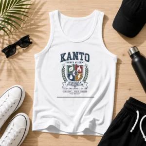 Nice Kanto Trainer Academy Department Of Applied Evolution Pallet Town Campus Tank Top