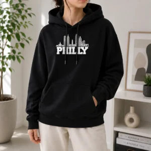Good Top Philly Skyline Apparel Philadelphia City Silhouette Hoodie